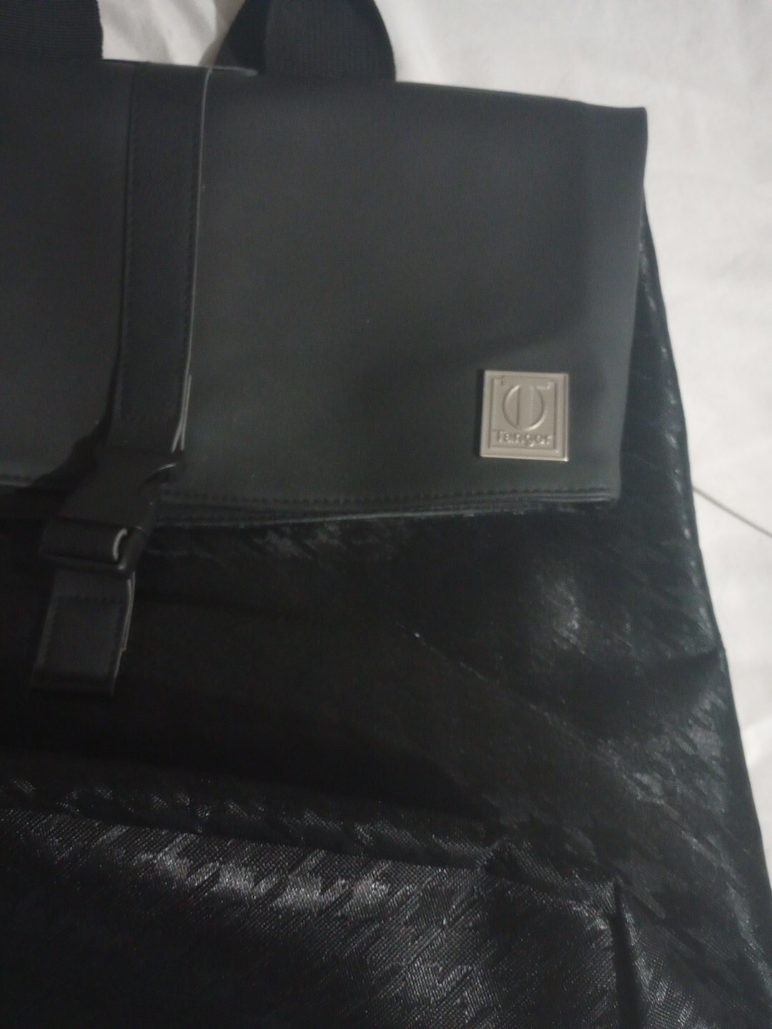 Tanger Backpack Houndstooth Patterned Deep Pocket… - image 3