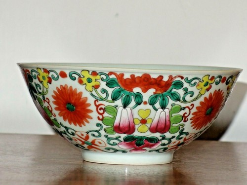 RARE ANTIQUE CHINESE CELADON GLAZED PORCELAIN BOWL  - Picture 2 of 12