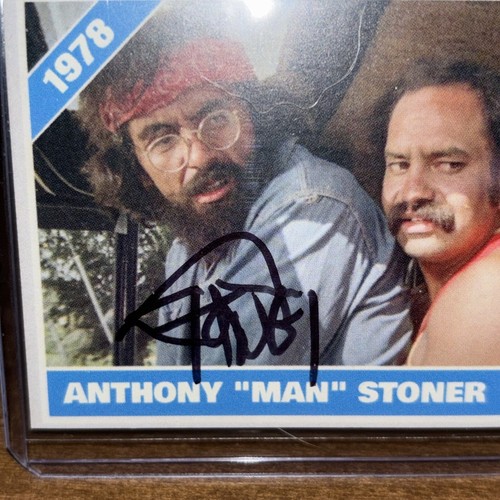 TOMMY CHONG Autographed CHEECH & CHONG Custom Card UP IN SMOKE - Picture 3 of 3