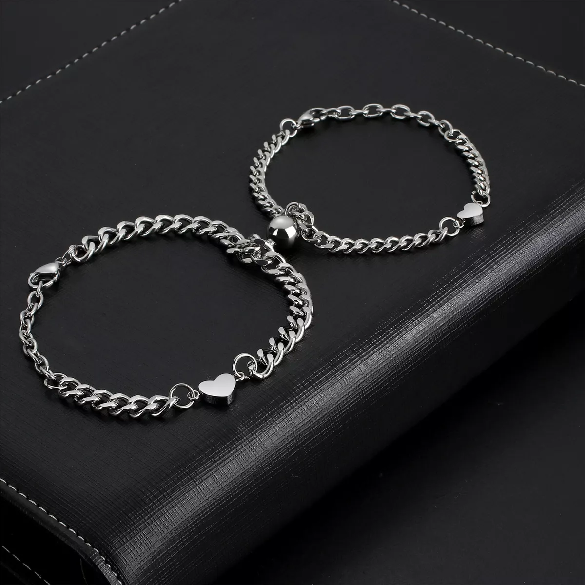 2pcs / set magnet pendant bracelet for couples high quality