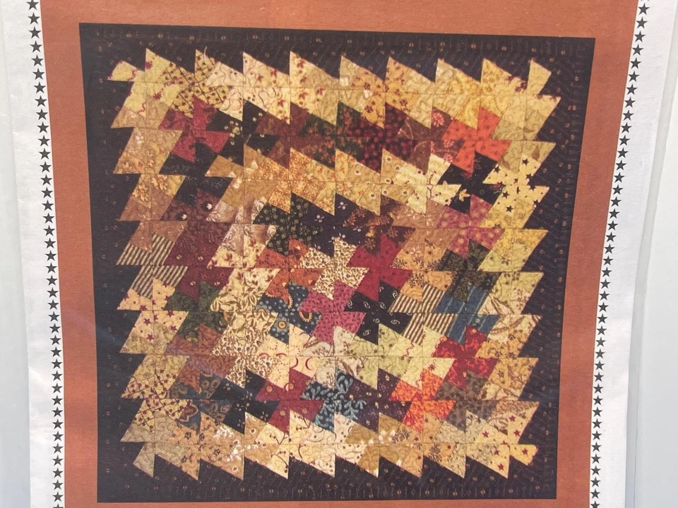 PRIMITIVE GATHERINGS Quilt Pattern - ITTY BITTY PRIMITIVE PINWHEELS 10" Square - Image 2 of 2
