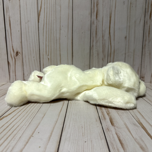 Ty Beanie Buddies Chilly Polar Bear Plush Laying Down With Ear Tag 12 Inch - Picture 3 of 11