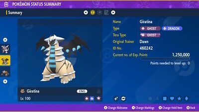 GIRATINA ⚡SHINY⚡/NORMAL 6IV BOTH FORMS BATTLE RDY - POKEMON SCARLET AND  VIOLET