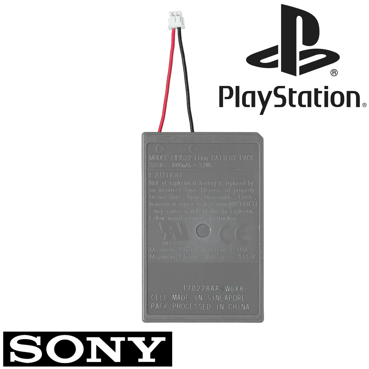 Playstation 4 Controller Replacement Battery LIP1522 2nd gen CUHZCT2E