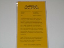 Parking Ticket Gag - Fake Parking Violations Pad of 25 Pranks/Gags Funny Trick