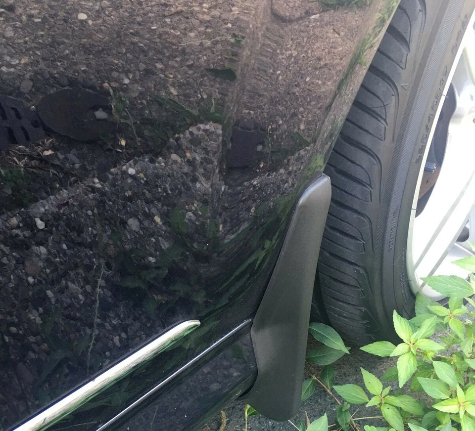 Genuine Set Mud Flaps Splash Guards For 2011-2014 Benz C Class AMG / C63 Sedan - Image 4 of 4