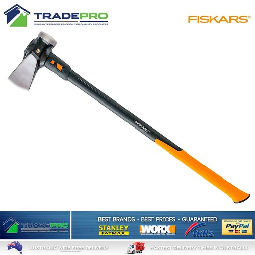 Genuine Fiskars® 3.6kg Maul Blocksplitter IsoCore Axe Timber Log Split Finland - Picture 2 of 6