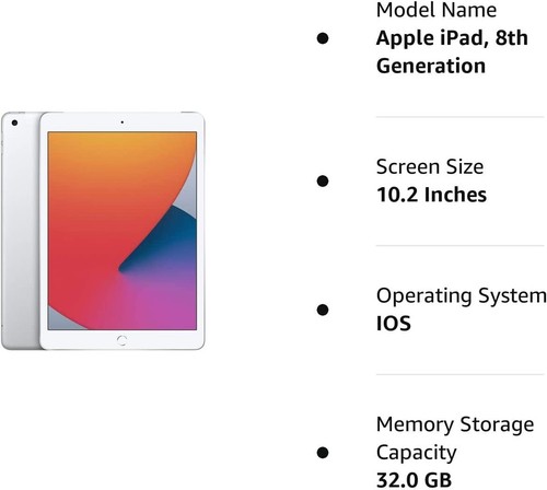 Apple iPad 8th Gen 2020 (10.2 in Wi-Fi + Cellular, 32/128GB) Used Condition - Bild 12 von 20