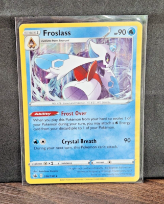 rarest pokemon cards in chilling reign Froslass Chilling Reign Holo Rare Pokémon TCG 036/198