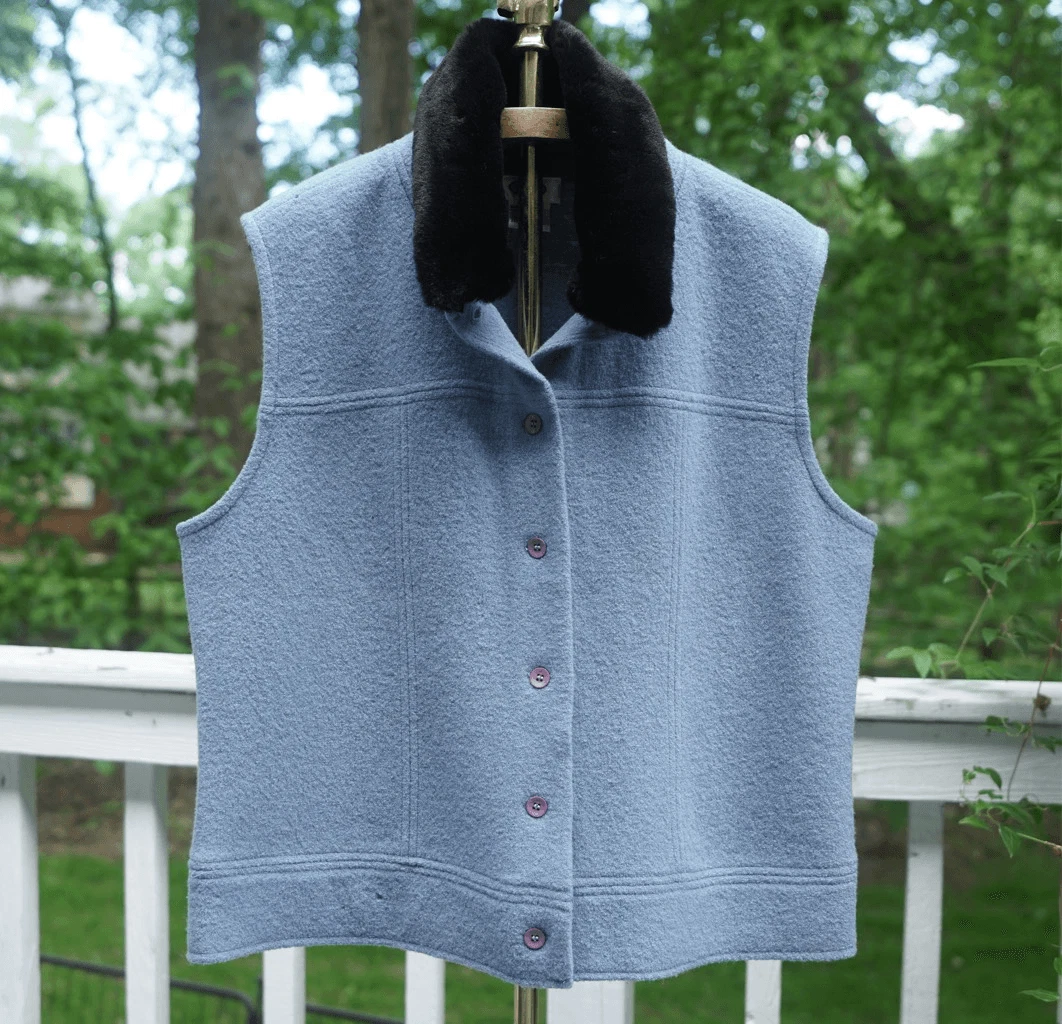 Talbots shop fur vest
