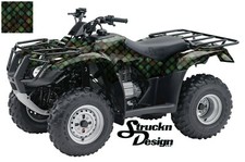 Dark Green Mosaic Diamond Vinyl Graphic Wrap Kit ATV UTV Golf Cart US Made