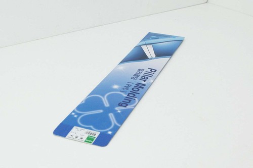 Auto Clover PVC Chrome B Pillar Sticker Trim Set for Hyundai IX35 2010 - 2015 - Picture 5 of 5