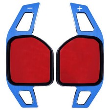 Schaltwippen Shift Paddles passt zu Skoda Fabia Octavia Superb 2 bis 2013 Blau