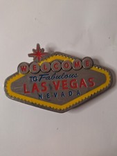 Las Vegas sign belt buckle