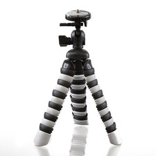 ULTIMAXX 8" Flexible Legs Tripod Gripster Gray for DSLR Canon Nikon Sony Fuji