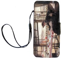 Rikki Knight James Tissot Art Rooms With A Glance From The Port Flip Wallet I... Rikki Knight James Tissot Art Rooms With A Glance From The Port Flip Wallet I...