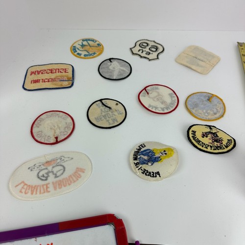 Patch ricamata vintage anni 70 LOTTO DI 12 cuciture novità sex divertenti crass sex - Foto 12 di 12