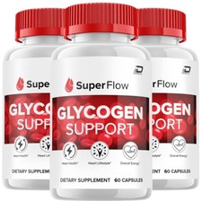 (3 Pack) Super Flow Capsules - SuperFlow All Natural Formula, Maximum Strength