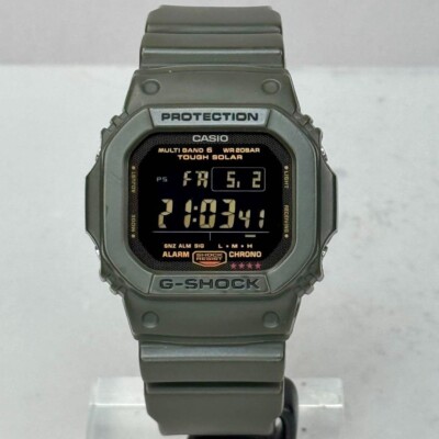 CASIO G-SHOCK デジタル腕時計 GW-M5610KG-3JF Casio G-SHOCK GW-M5610KG-3JF Solar Radio Army Green Limited Square