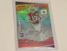 🔥 Simi Fehoko 2021 Panini Prestige #286 Red Rookie Auto Dallas Cowboys Stanford