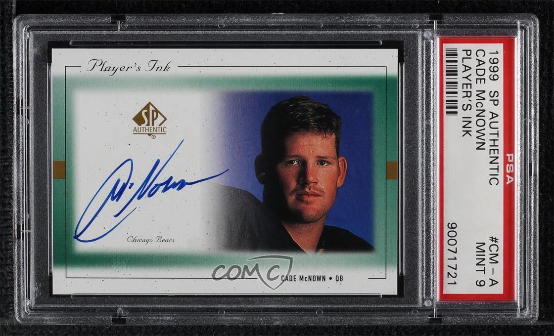 Cade McNown SP Authentic Player's Ink #CMA Base
