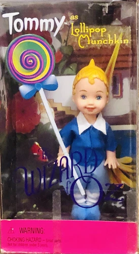 1999 Barbie Kelly Club Wizard Of Oz Tommy Lollipop Guild Munchkin Mattel Doll NB