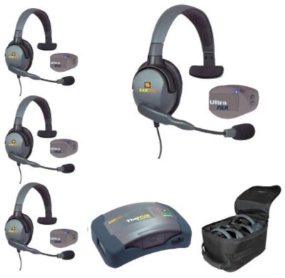Eartec Co UPMX4GS4-RST 4-Person Full Duplex Wireless Intercom System