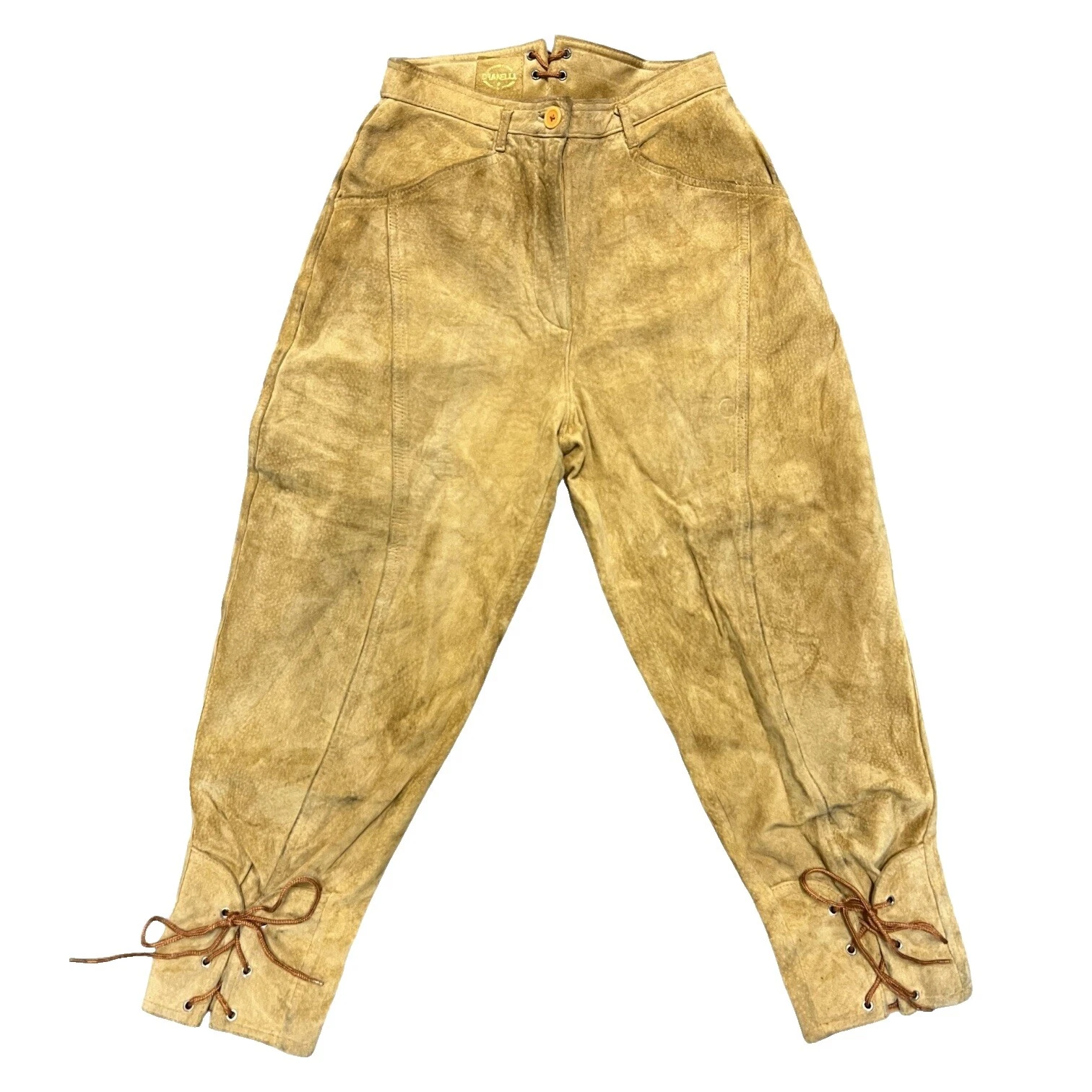 Suede Vintage Pants for Women
