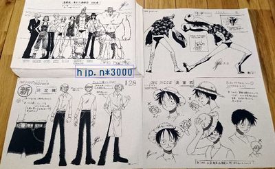 One Piece Enies Lobby Real Document How To Draw Picture Poster Luffy Anime Japan Ebay