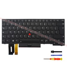 Backlit Keyboard for Lenovo Thinkpad T14 Gen1 Gen2/P14S Gen1 Gen2 France Layout
