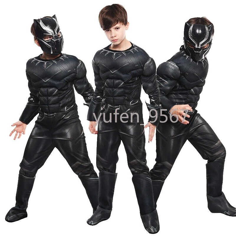 Disfraces Traje Negro de mezcla de algodón para hombres