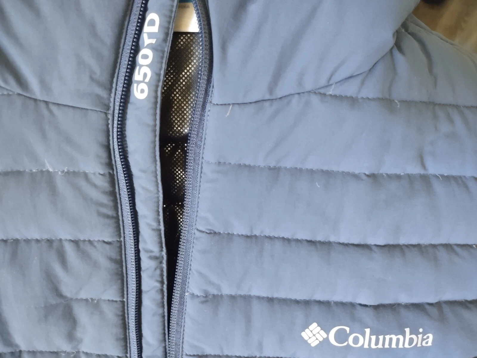 LG Blue 650 TurboDown (Natural & Synthetic Waterproof) Puffer Jacket, Columbia