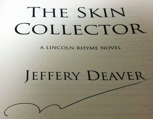 The Skin Collector by Jeffery Deaver-Signed 1st HC Edn. - Picture 2 of 4