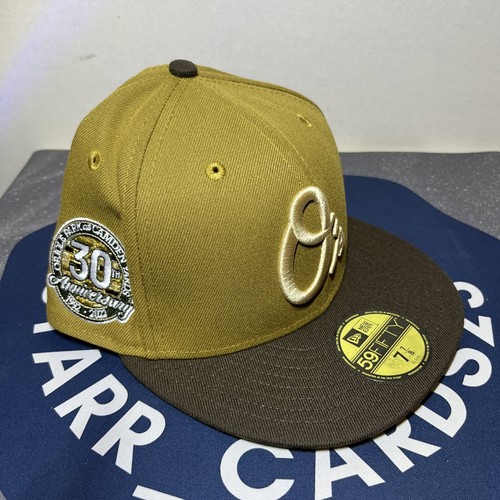 New Era Baltimore Orioles 59FIFTY Fitted Hat 30th Year Anniversary Patch 7 7/8 - 第 1/4 張圖片