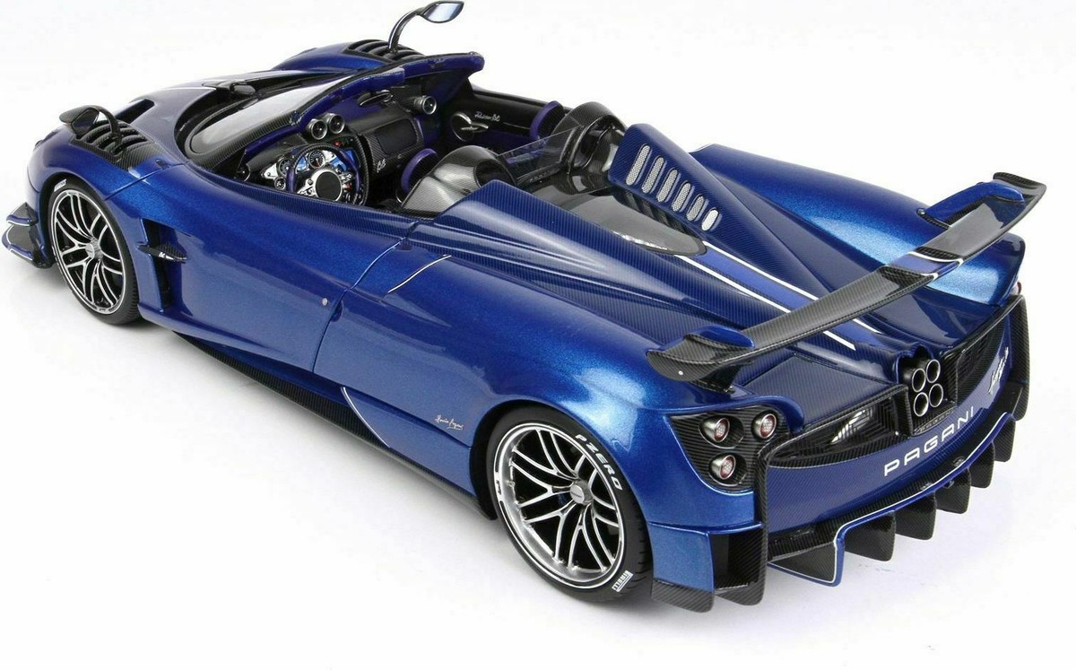 BBR Pagani Huayra Roadster BC Special Metallic Blue 1:18