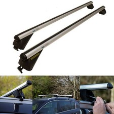 Aluminium Locking Roof Rack Cross Bars fits VOLKSWAGEN T-Roc (A1) 18>