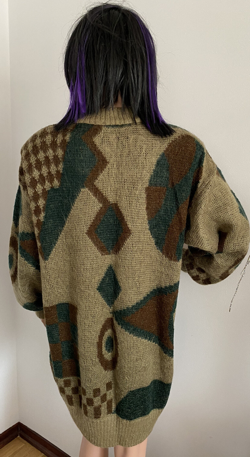 MISSONI ❤️RARE VTG  Italy Alpaca Mohair Wool Dress Pullover Sweater Jumper L🔥 image 6