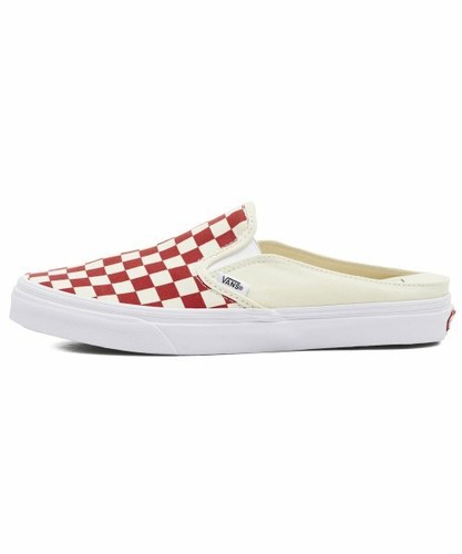 vans mule red