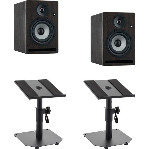 Prodipe Pro 5 V4 Palisanderholz Studiomonitor Tischstativ Set | Neu - Bild 1 von 1