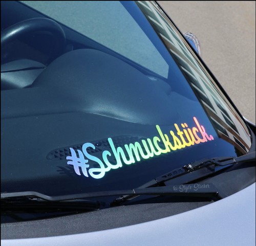 schmuckstück Frontscheibenaufkleber Auto Aufkleber Oilslick Sticker 340 - Picture 4 of 8
