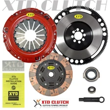 XTD STAGE 3 DUAL FRICTION CLUTCH & FLYWHEEL KIT HONDA ACCORD PRELUDE H22 H23 