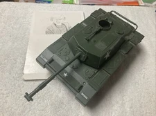 Vintage 1980's Zima NO. 900 Army Friction Tank with Movable Gun and Gun Turret