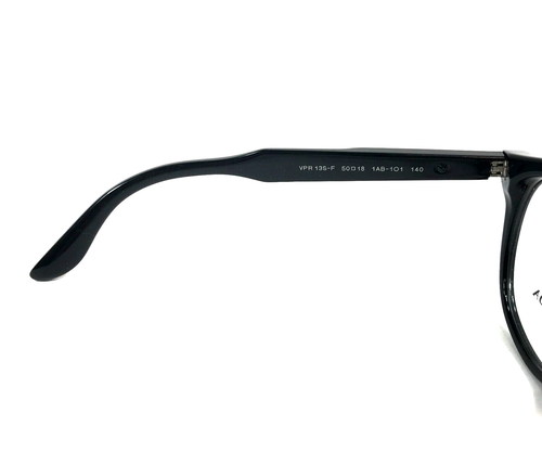 Prada Journal Eyeglasses Frames VPR13S-F 1AB-1O1 Polished Asian Fit 50-18-140 - Picture 10 of 12