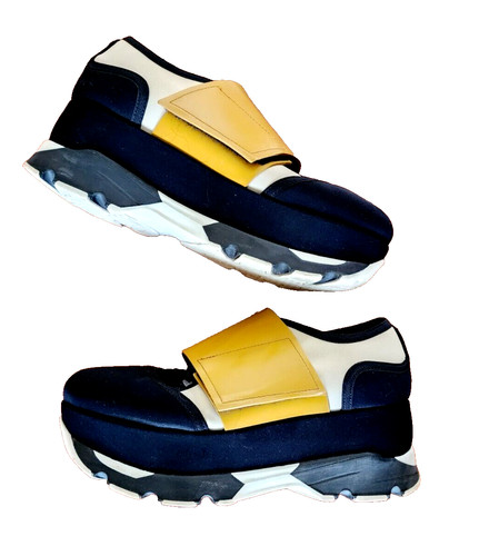 MARNI Neoprene Platform Runway Sneaker Shoes Size 9/40 $828.00