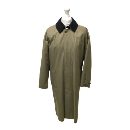 Melka Mens Long Jacket Olive Beige Over, What Size Is 38 In Men S Coat