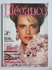 1986 ELEGANCE Paris Fashion Kirsten ALLEN Iman Vanessa DUVE Renee SIMONSEN JoanS
