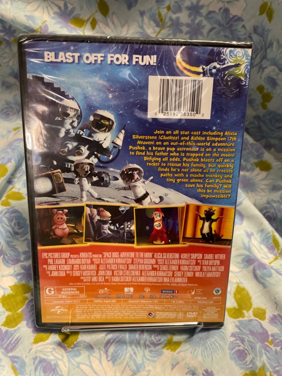DVD Space Dogs BRAND NEW Adventure to the moon alicia silverstone