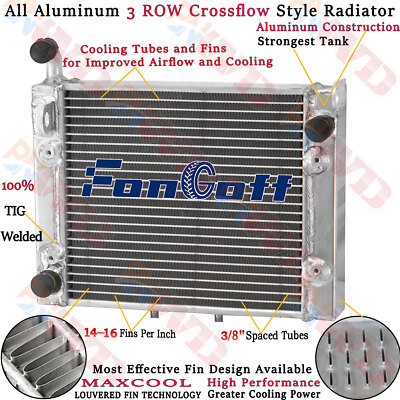 3 Row Aluminum Radiator For Can-Am/Canam Renegade 500 800 800R 2007-2011