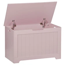 Trunk Wood Bedroom Wooden Chest Storage Large Box Blanket Books Shoes Toys Pink