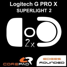 Corepad Skatez Logitech G PRO X SUPERLIGHT 2 Wireless Mouse Feet Hyperglide
